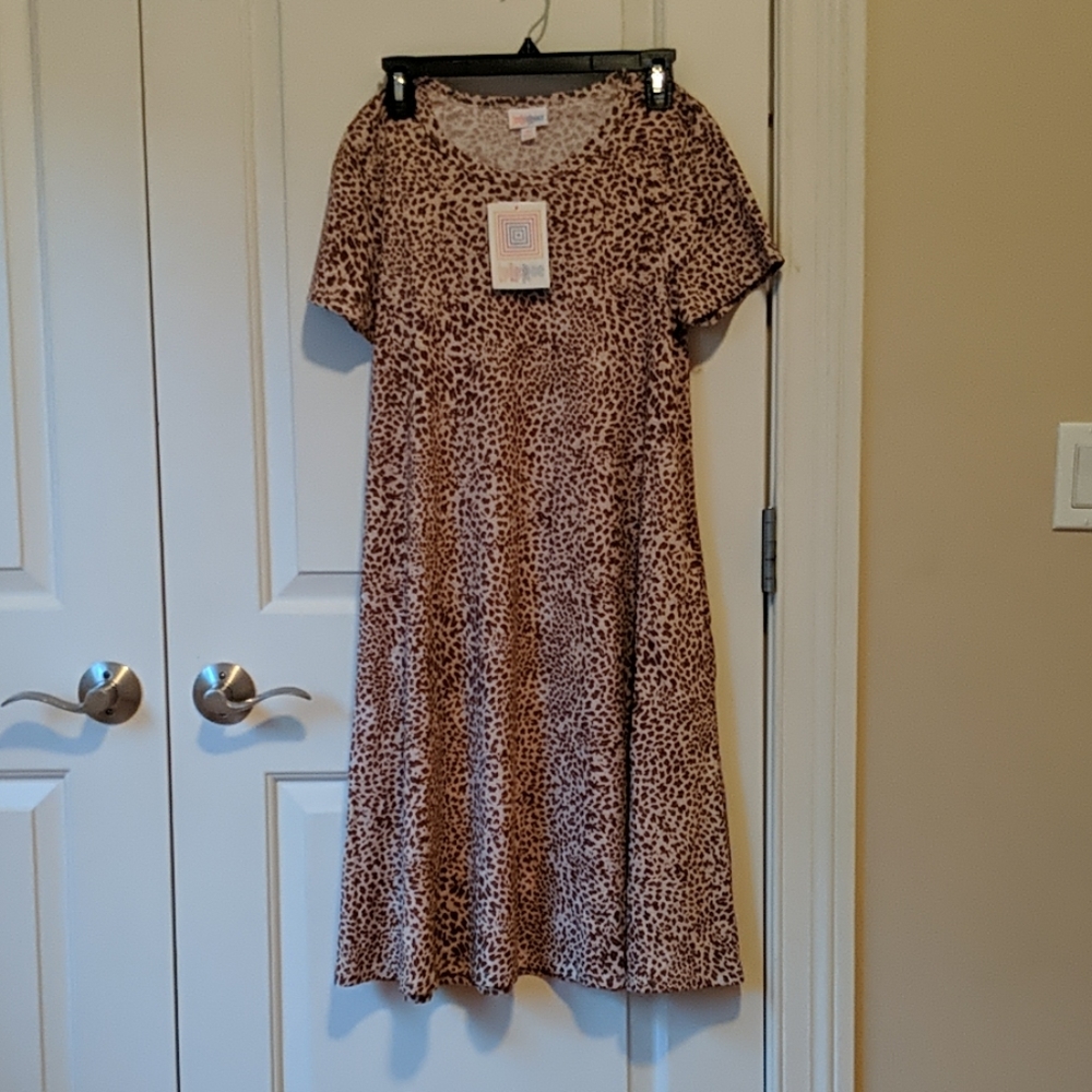LuLaRoe leopard Jessie dress